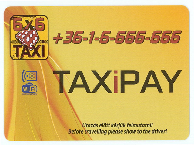 Taxi partnerkártya